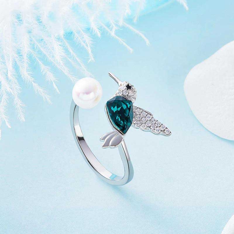 Hummingbird Ring for Women S925 Sterling Silver Rings for Women ...